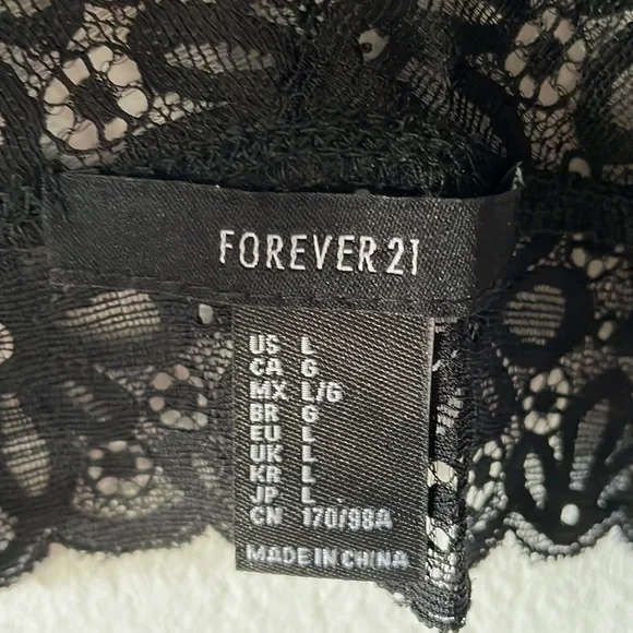Forever21 Bralette Size L - Picture 4 of 6